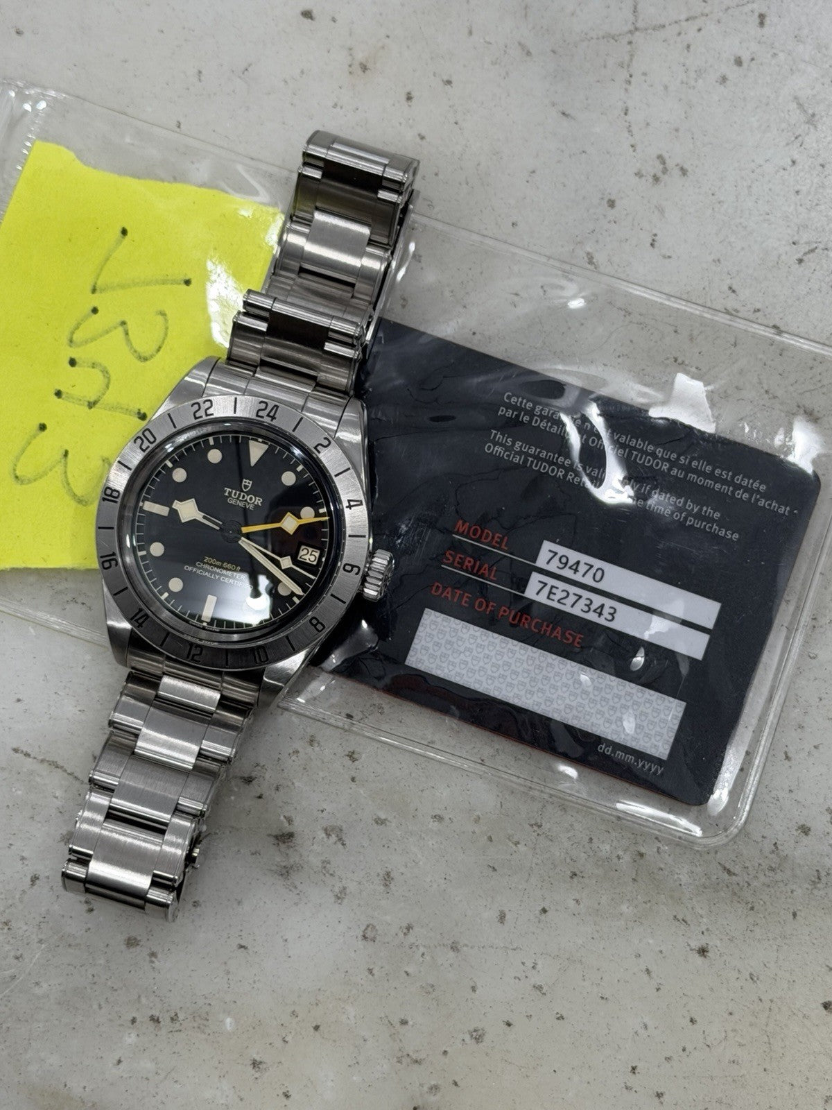 2023 Tudor Black Bay Pro Stainless Steel GMT Men's Black Dial Watch 79470
