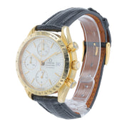 Omega Speedmaster 18k Yellow Gold White Dial 39mm Automatic Mens Watch 3611.20