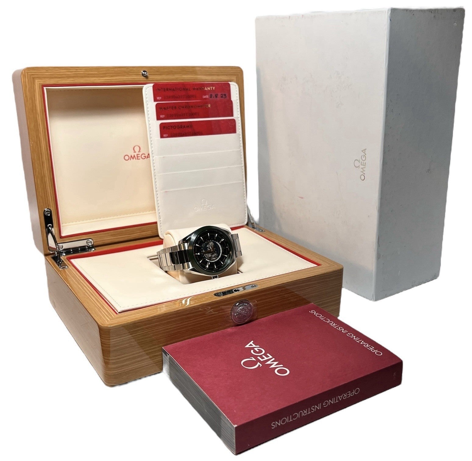 Omega Seamaster Worldtimer Steel Green Dial 43mm Automatic 220.30.43.22.10.001