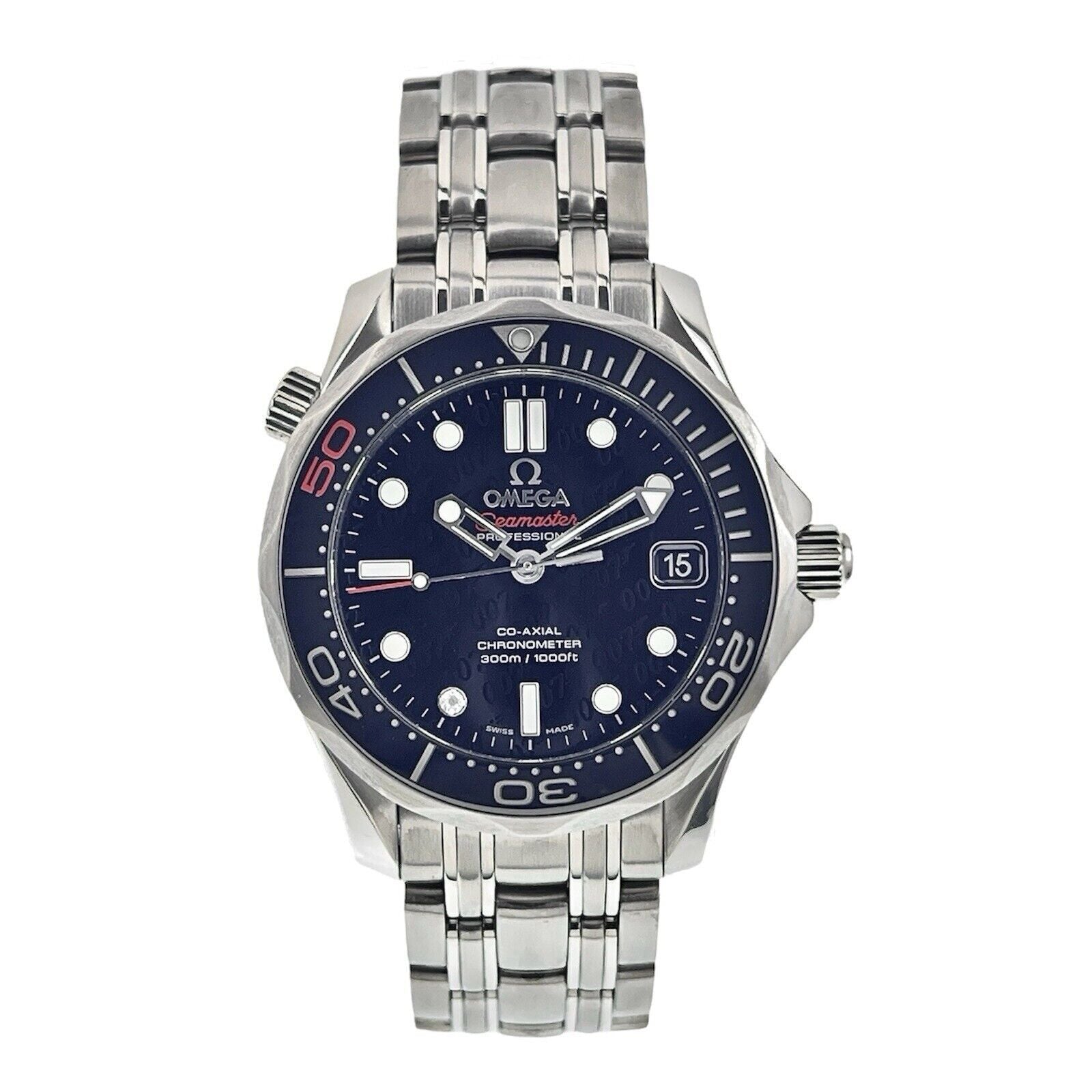 Omega Seamaster Diver James Bond Steel Black Dial 36mm Auto 212.30.36.20.51.001