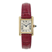 Cartier Tank Louis 18k Yellow Gold 20mm Manual Wind Women's Watch