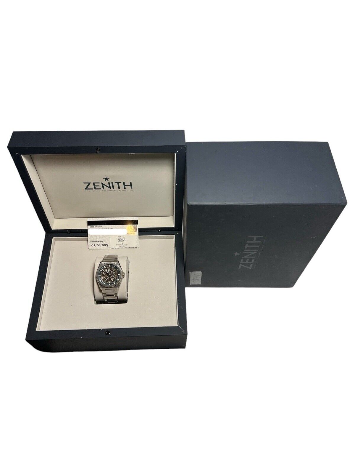 Zenith Defy  Titanium Skeleton Dial 41mm Automatic Men's Watch 95.9000.670