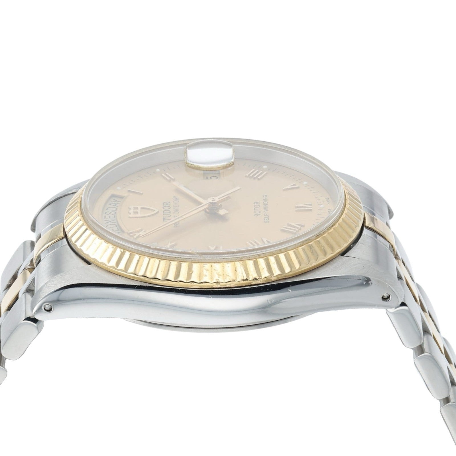 Tudor Prince Day-Date Champagne Dial Gold & Steel 36mm Automatic Men’s 76213