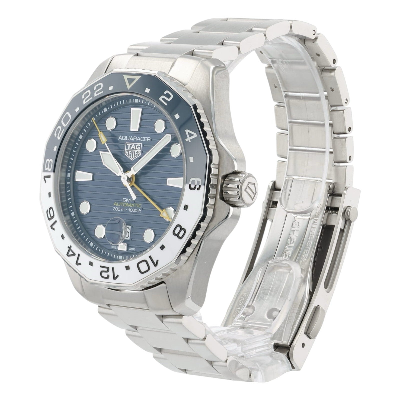 Tag Heuer Aquaracer Stainless Steel Blue Dial 43mm Automatic Men's Watch WBP2010