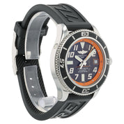 Breitling Superocean Black Dial Stainless Steel 42mm Automatic Mens Watch A17364