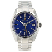 Grand Seiko “Peacock” Blue Dial Stainless Steel 40mm Automatic Mens SBGJ261
