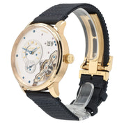 Glashutte PanomaticInverse Silver Dial 18k Rose Gold 42mm Mens 1-91-02-01-05-02