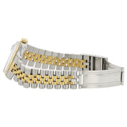 Rolex Datejust “Buckley” Dial Gold & Steel Silver Dial 36mm Automatic 1601