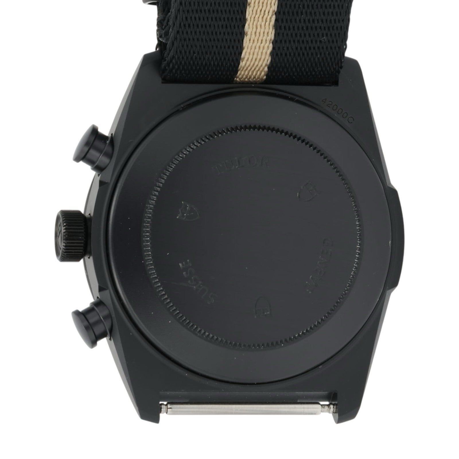 Tudor Blackshield Chronograph Black Dial Ceramic 42mm Automatic Mens Watch 42000