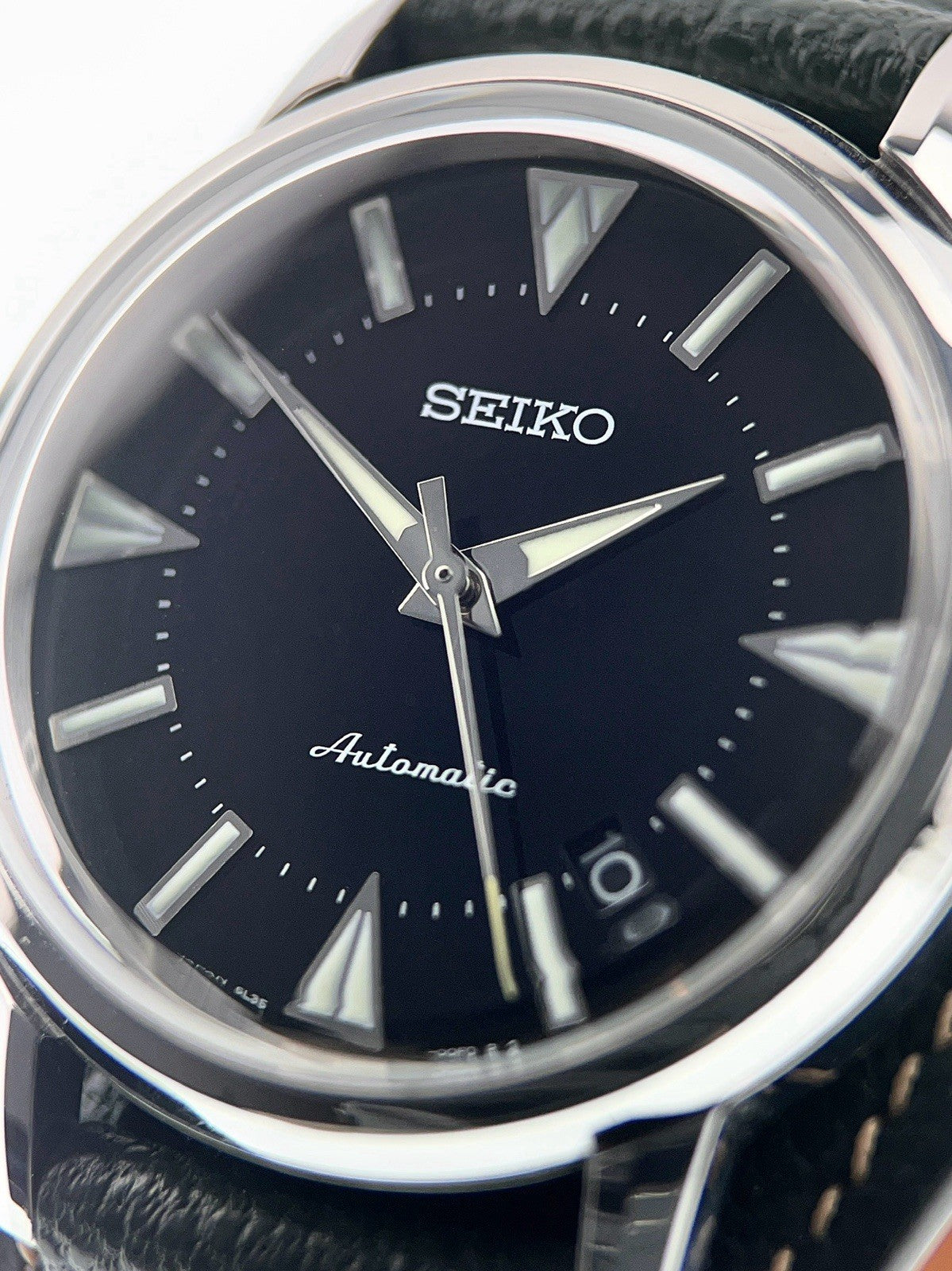 Seiko Prospex Alpinist Steel Black Dial 36.6mm Automatic Men’s Watch SJE085J1