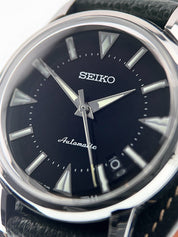 Seiko Prospex Alpinist Steel Black Dial 36.6mm Automatic Men’s Watch SJE085J1