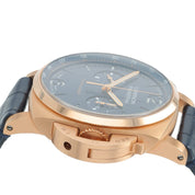 Panerai Luminor Marina 18k Rose Gold  Blue Dial 44mm Automatic Mens PAM01111