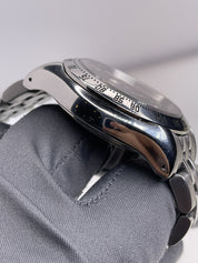 TUDOR CHRONAUTIC 79380P MENS AUTOMATIC WATCH BLACK DIAL CHRONOGRAPH SS 41MM