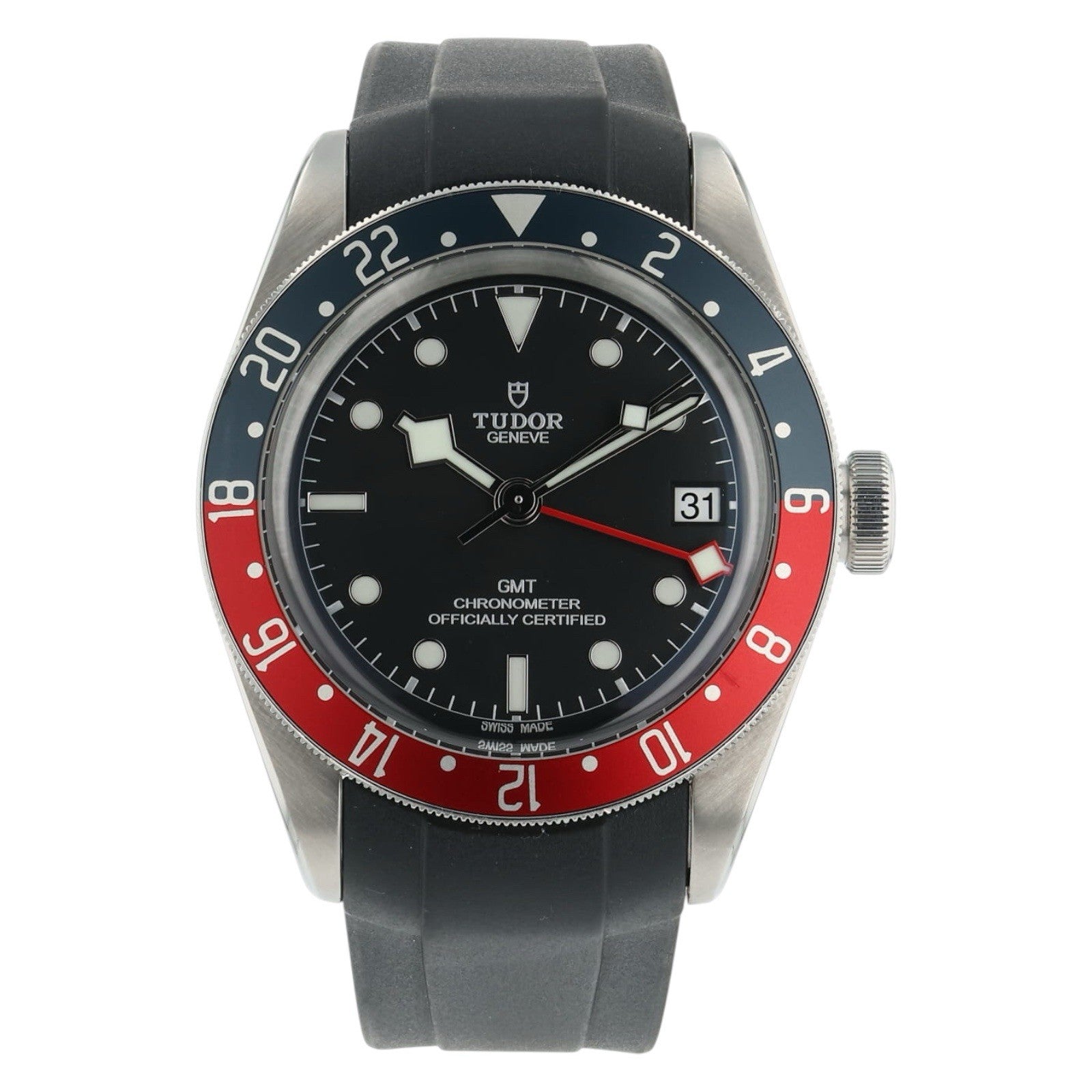 Tudor Black Bay GMT  Stainless Steel Black Dial 41mm Automatic Mens 79830RB