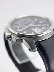 Cartier Calibre Stainless Steel Black Dial 42mm Automatic Men’s Watch W7100041