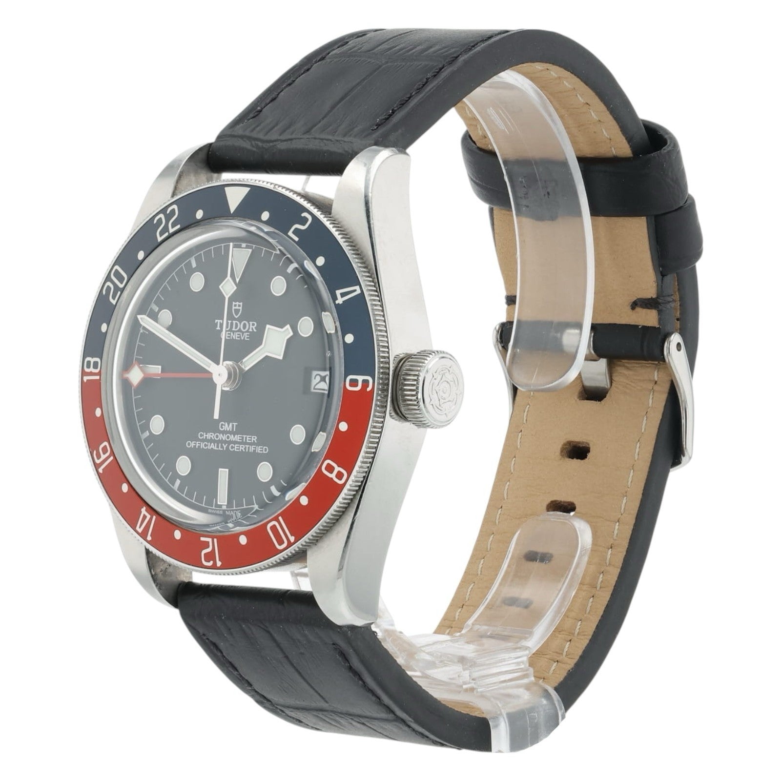 Tudor Black Bay GMT Black Dial Stainless Steel 41mm Automatic Mens Watch 79830RB