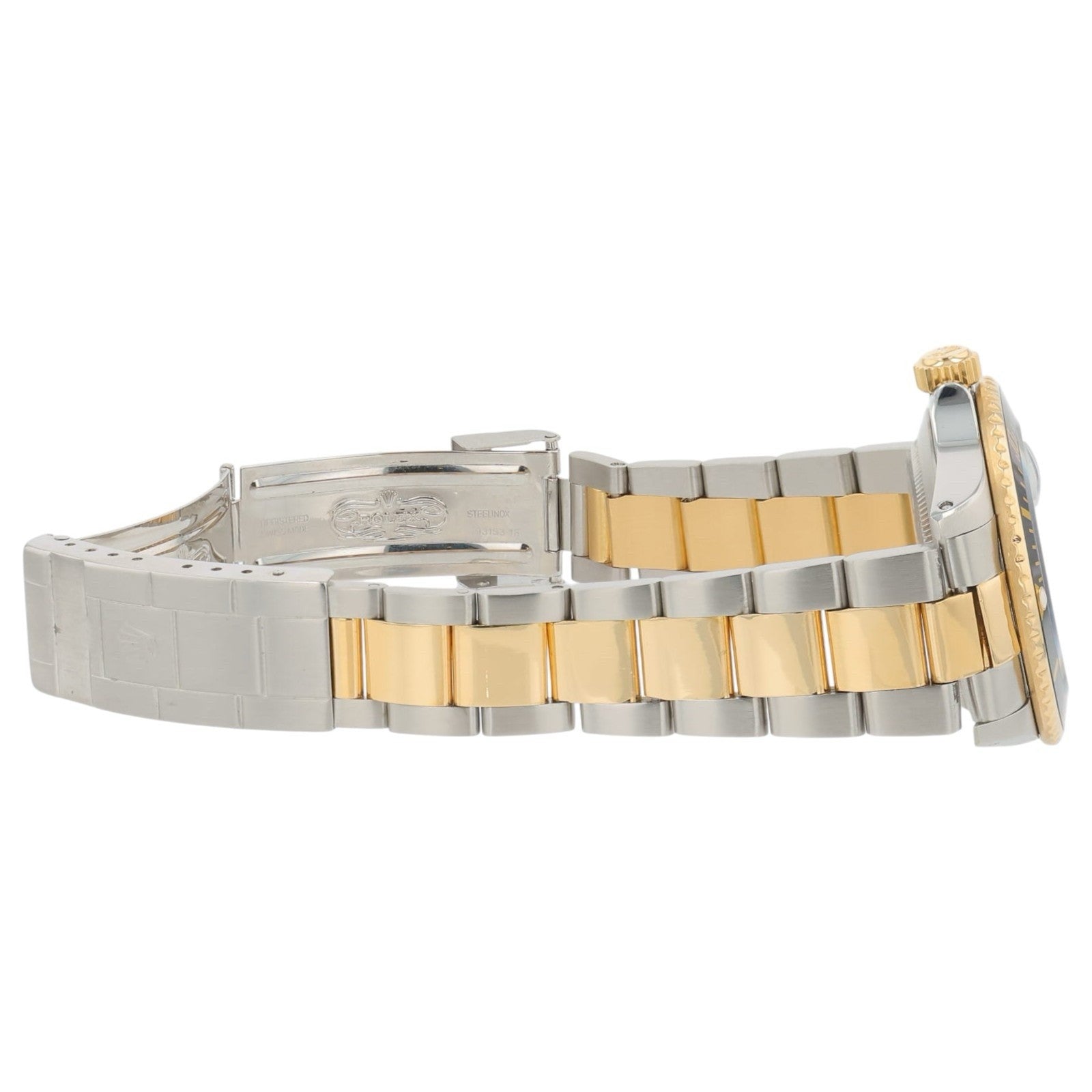 Rolex Submariner Date Gold & Steel Black Dial 40mm Automatic Men’s Watch 16613LN