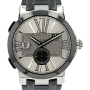 Ulysse Nardin Executive Dual Time Silver Dial Steel 43mm Automatic Men’s 243-00