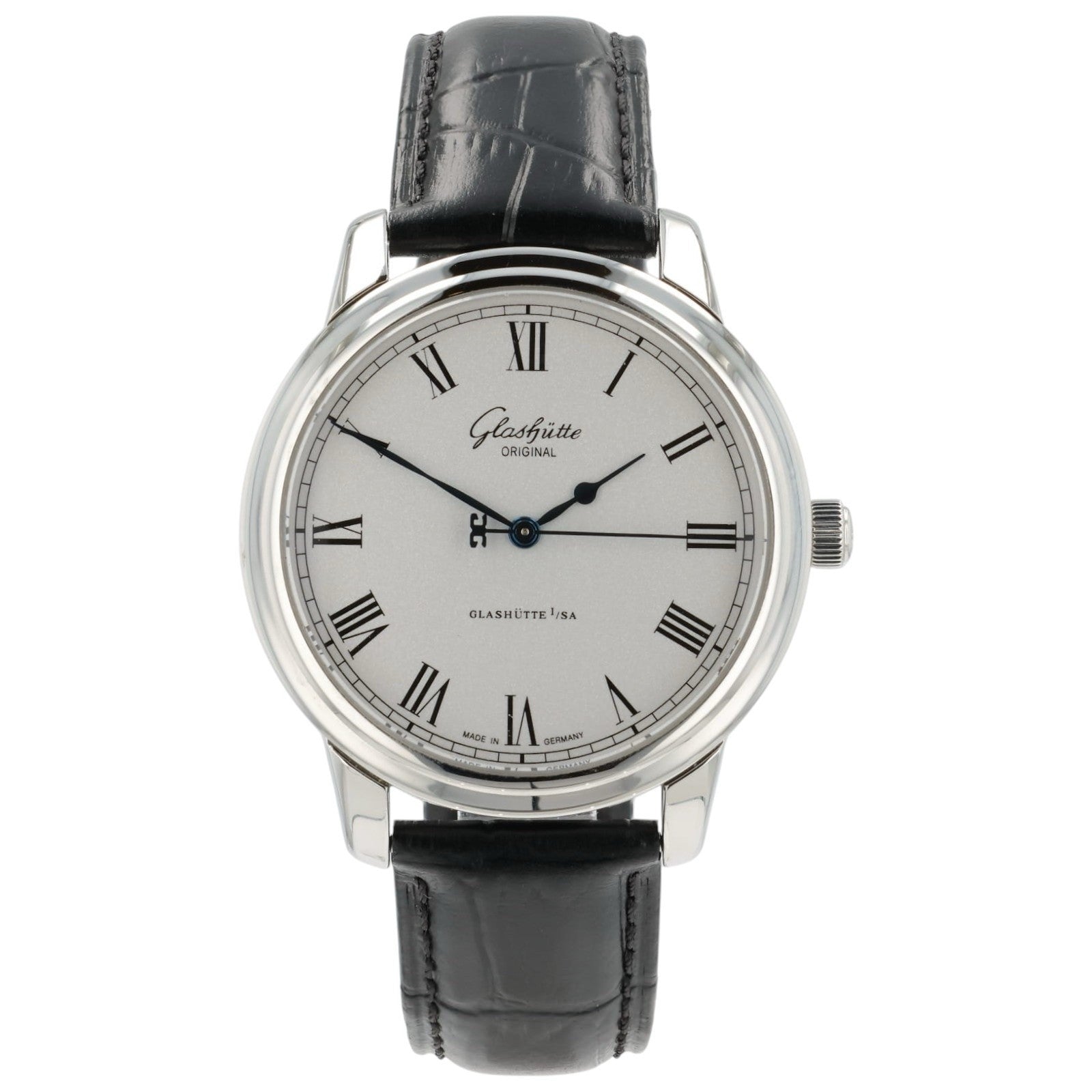 Glashutte Senator Silver Dial Stainless Steel 40mm Automatic Mens 1-39-59-01-01