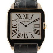 Cartier Santos Dumont Grey Dial 18k Rose Gold 35mm Manual Wind Men’s Watch 2650