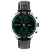 IWC Portugieser Chrono Green Dial Stainless Steel 41mm Automatic Mens IW371615