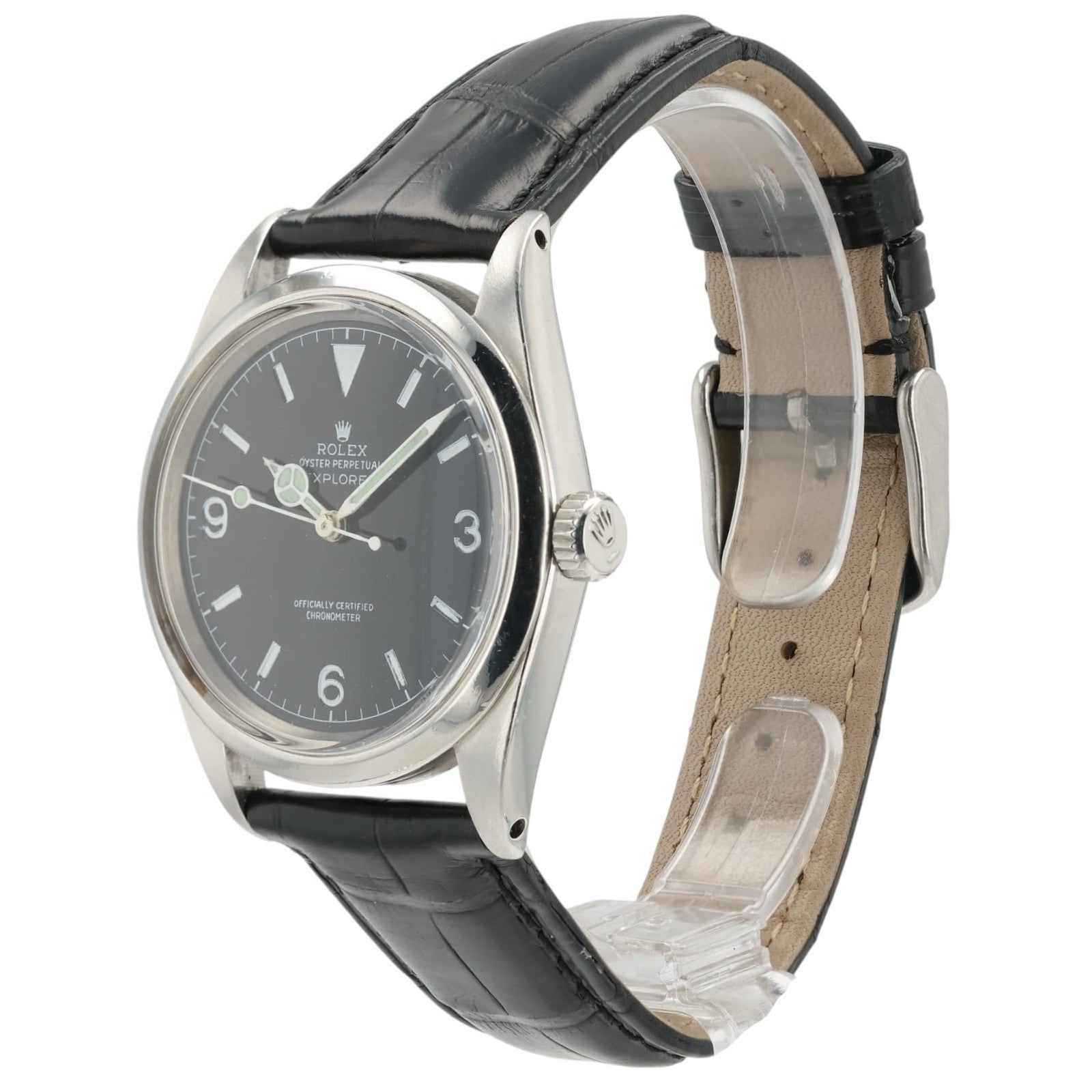 Rolex Explorer Black Dial Stainless Steel 36mm Automatic Movement Men’s 1016