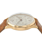 Accro 310 Silver Dial 18k Rose Gold 39.5mm Manual Wind Movement Mens Watch
