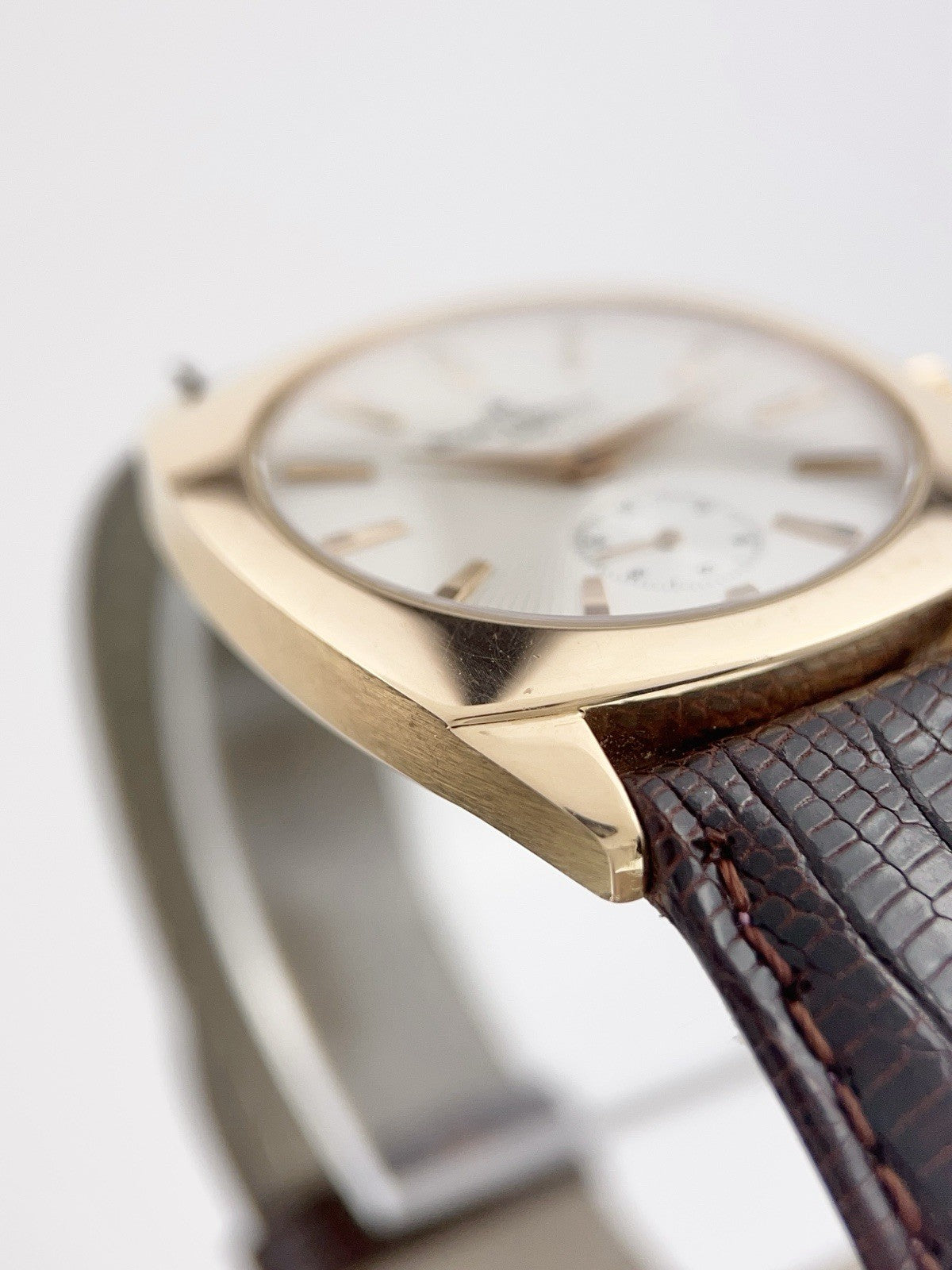 Baume & Mercier 18k Rose Gold Silver Dial 33mm Manual Wind Men’s Watch 2823210