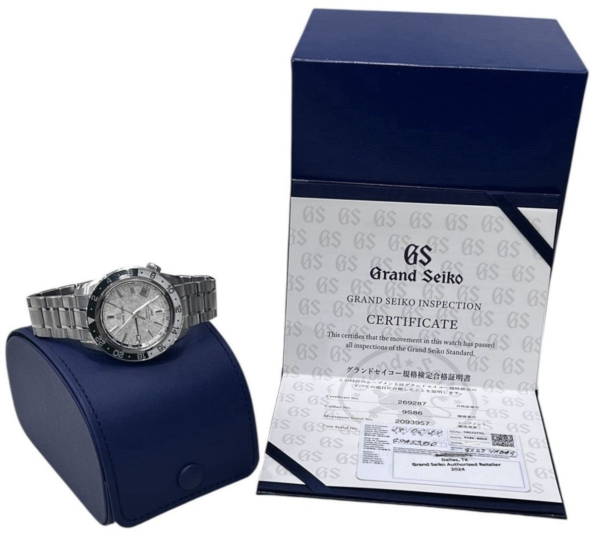 Grand Seiko SBGJ277 High Beat 36000 GMT Anniversary Dial Full Set LNIB 44mm