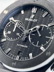 Hublot Classic Fusion Ceramic Black Dial 45mm Automatic Mens 521.CM.1770.RX