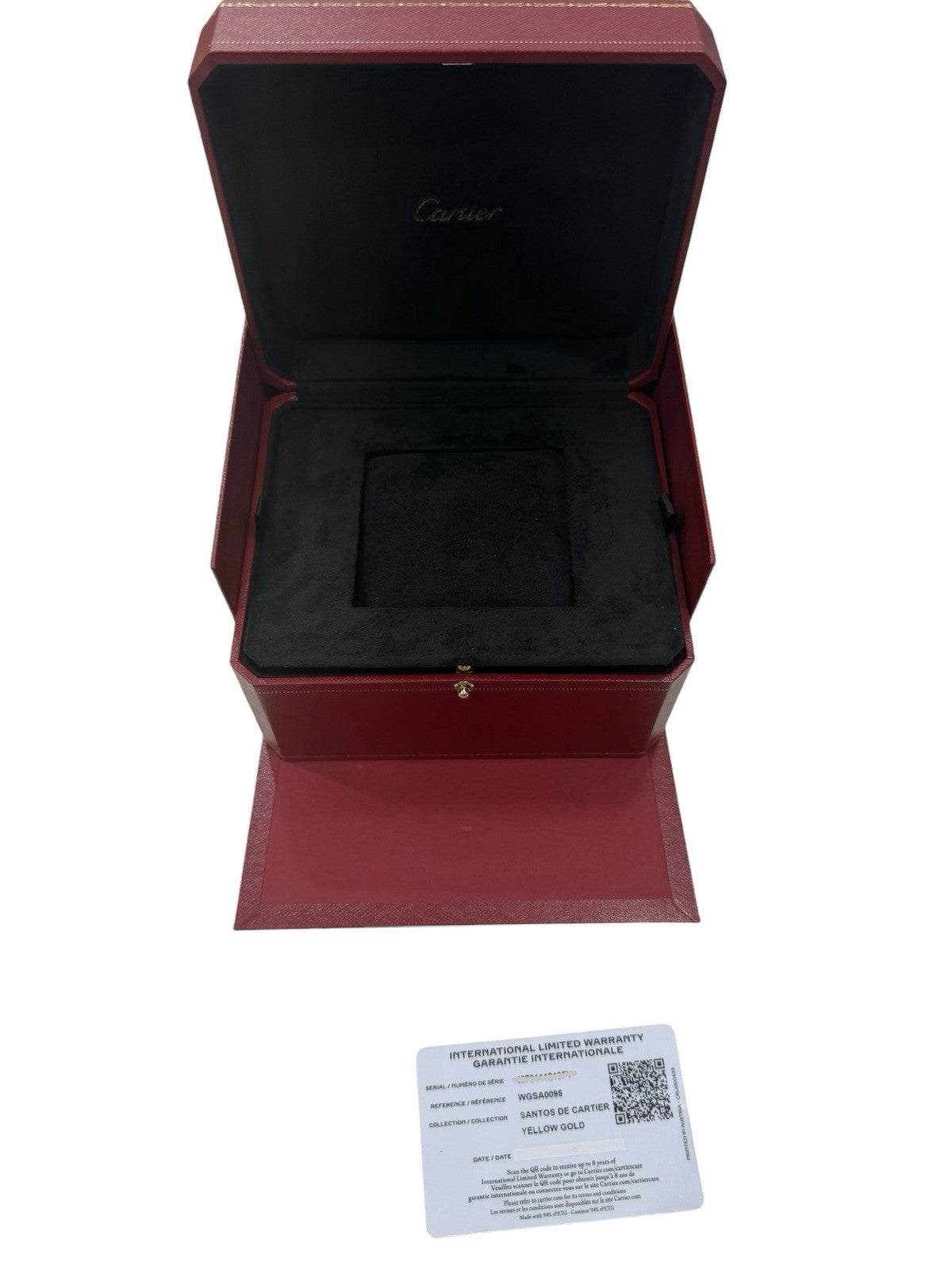 Cartier Santos De Cartier Sunray Brown Dial 39.8mm Automatic Mens Watch WGSA0095