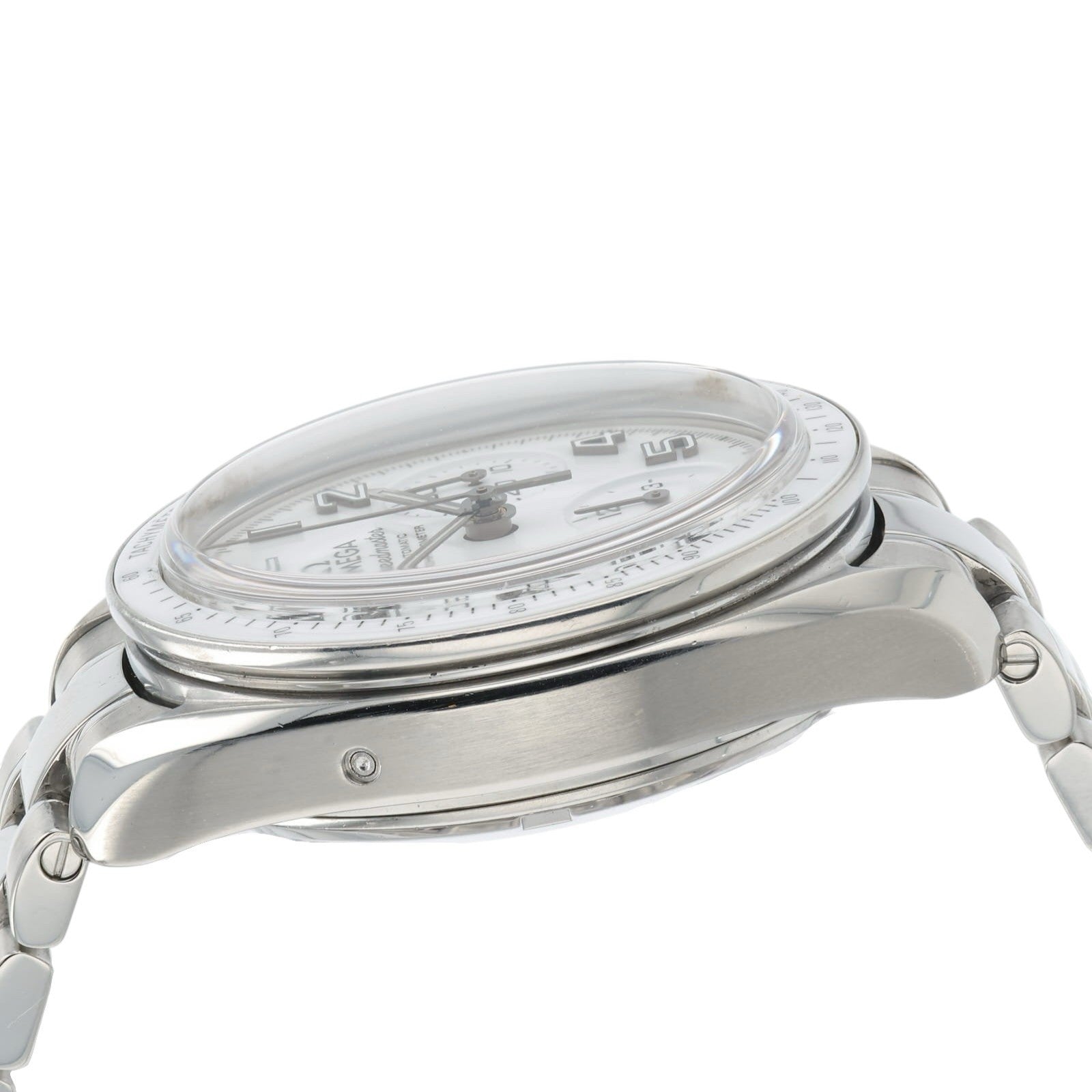 Omega Speedmaster Steel White Dial 38mm Automatic Mens Watch 324.33.38.40.04.001