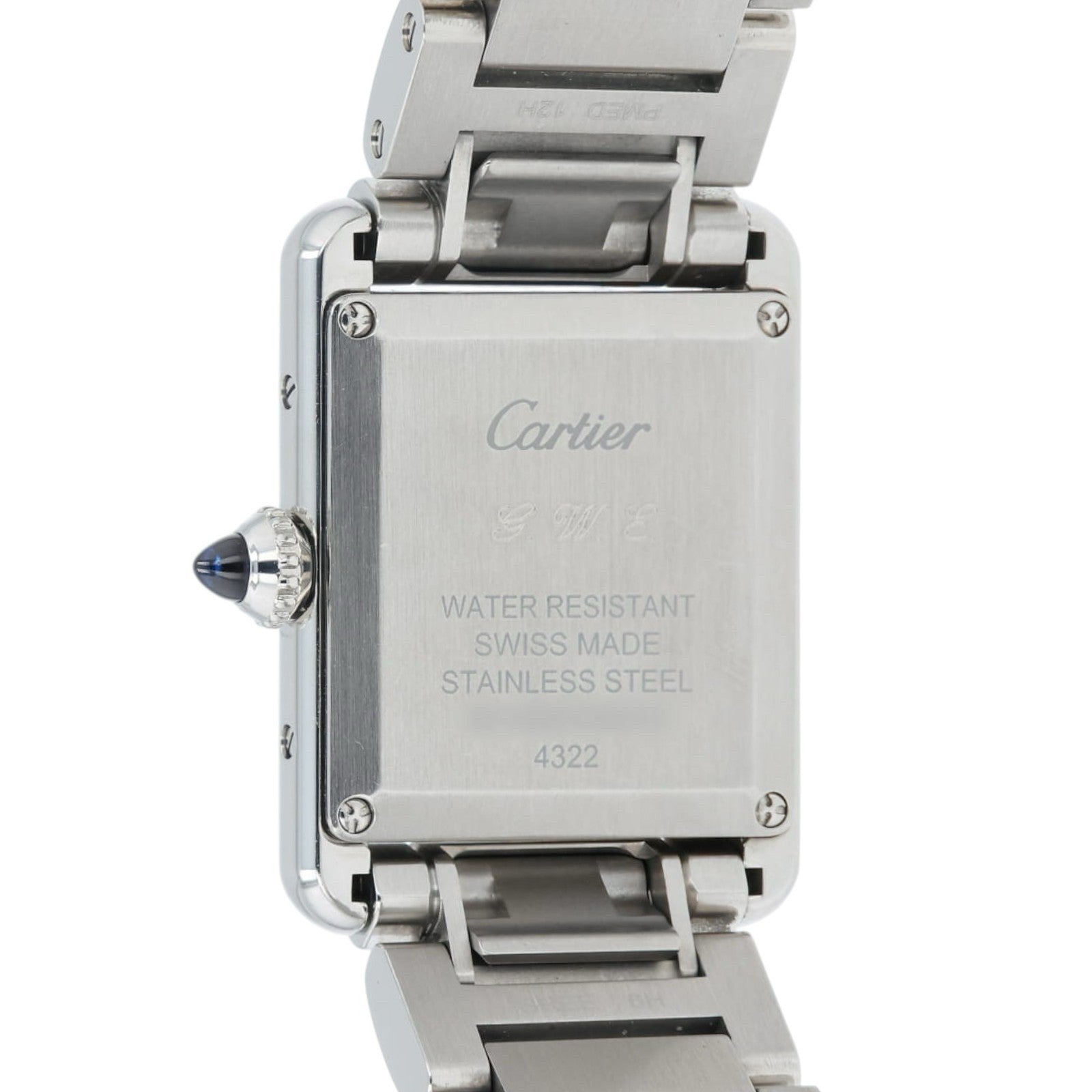 Cartier Tank Must de Cartier Silver Dial Stainless Steel 29.5mm Quartz WSTA0107