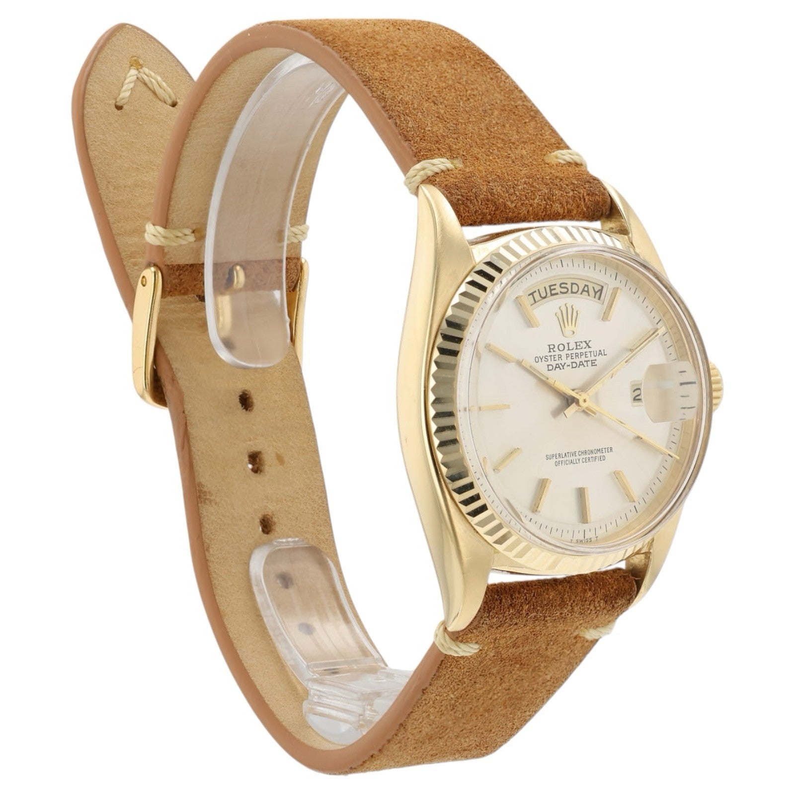 Rolex Day-Date Champagne Dial 18k Yellow Gold 36mm Automatic Men’s Watch 1803