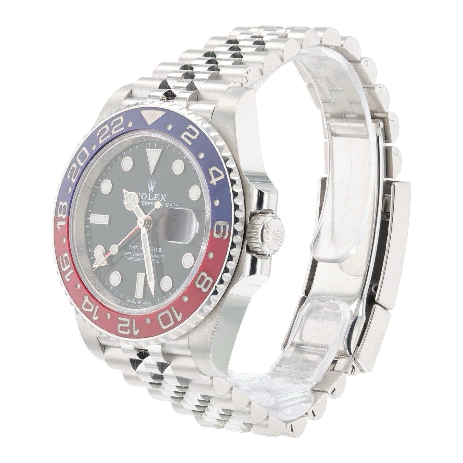 Rolex GMT-Master II “Pepsi” Stainless Steel Black Dial 40mm Automatic 126710BLRO