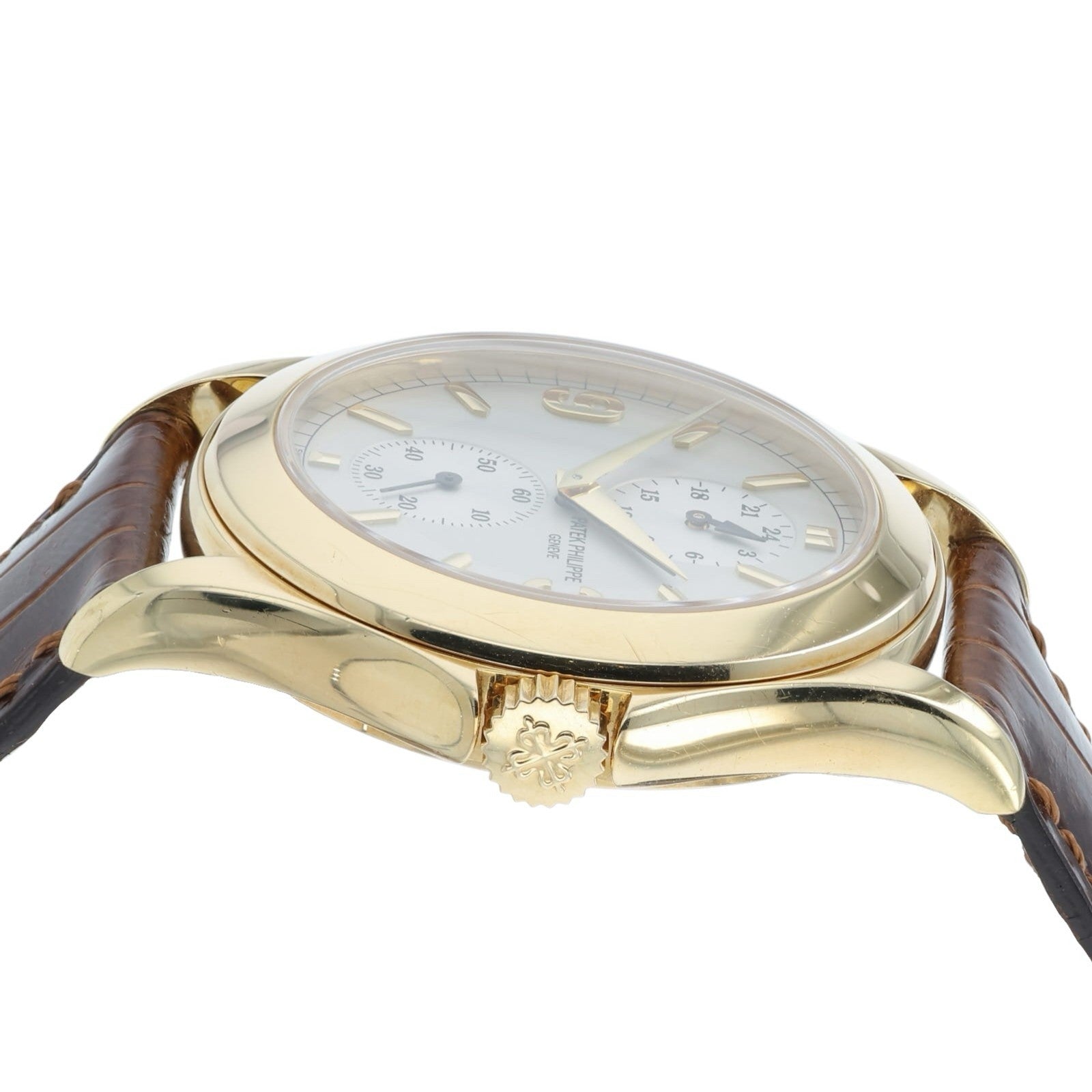 Patek Calatrava Silver Dial 18k Yellow Gold 37mm Manual Wind Men’s Watch 5134J
