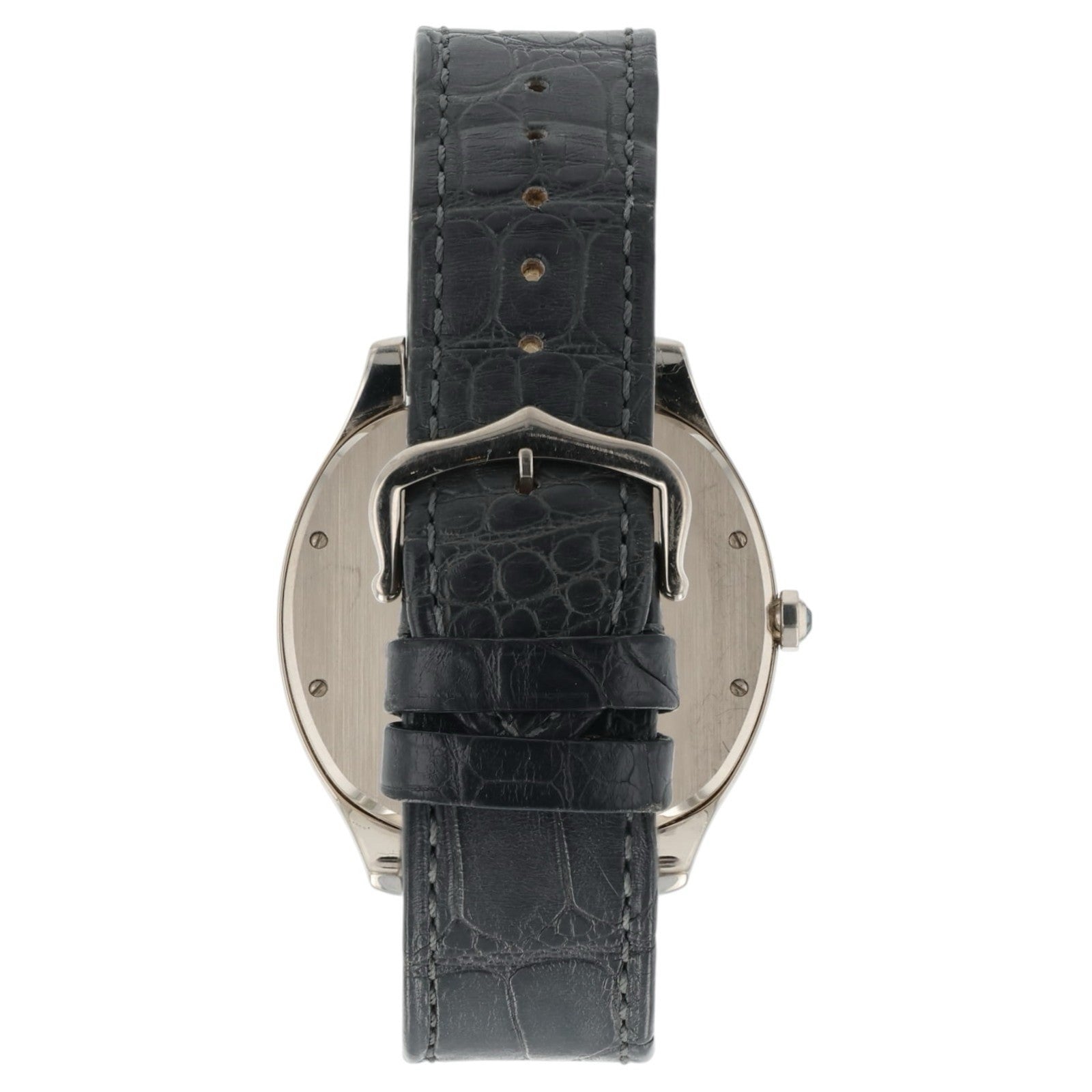 Cartier Drive De Cartier Silver Dial 18k White Gold 39mm Manual Wind WGNM0007