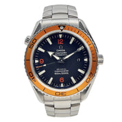 Omega Seamaster Planet Ocean 45mm Orange Bezel Steel Mens Watch 2208.50