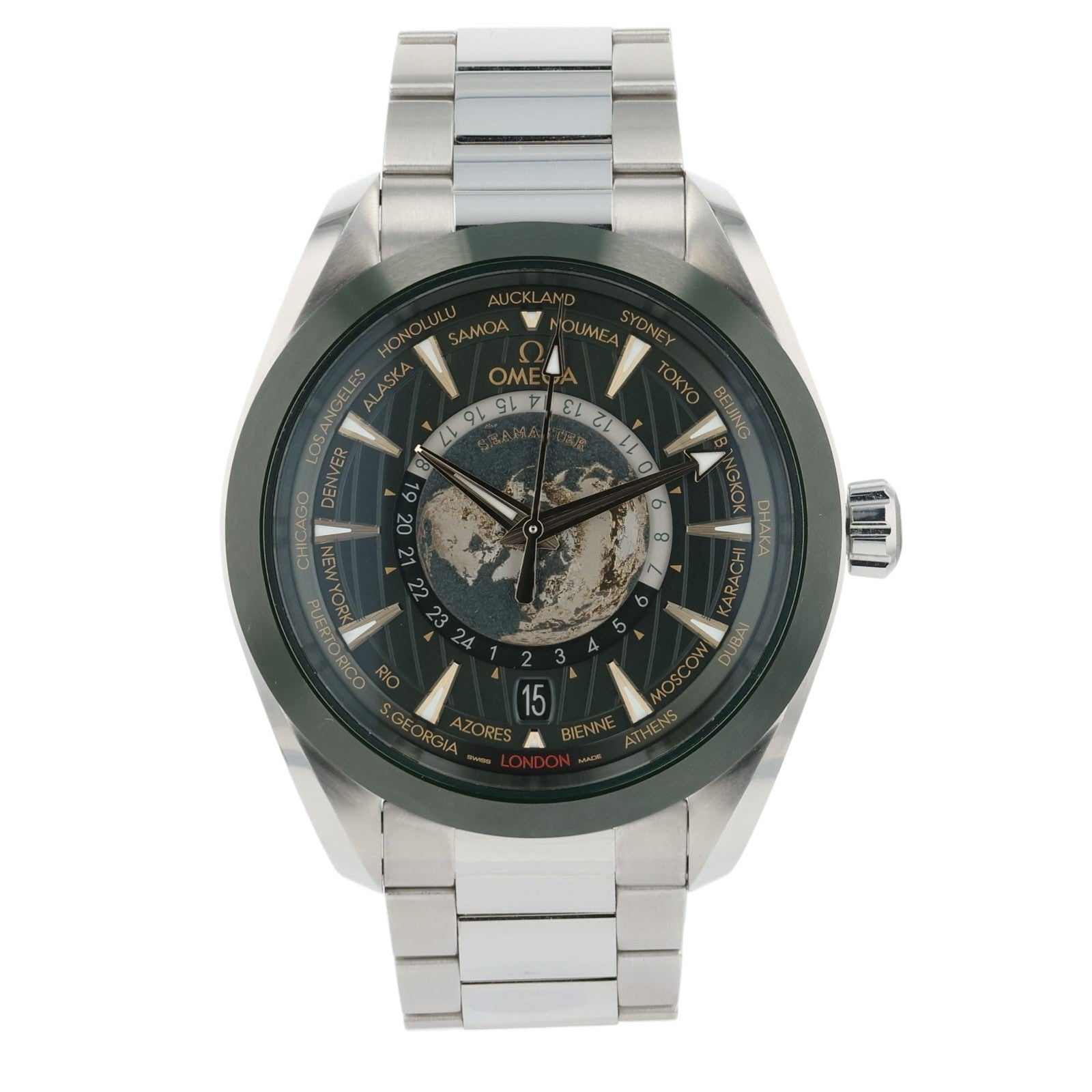 Omega Seamaster Aqua Terra Green Dial Stainless Steel 43mm 220.30.43.22.10.001