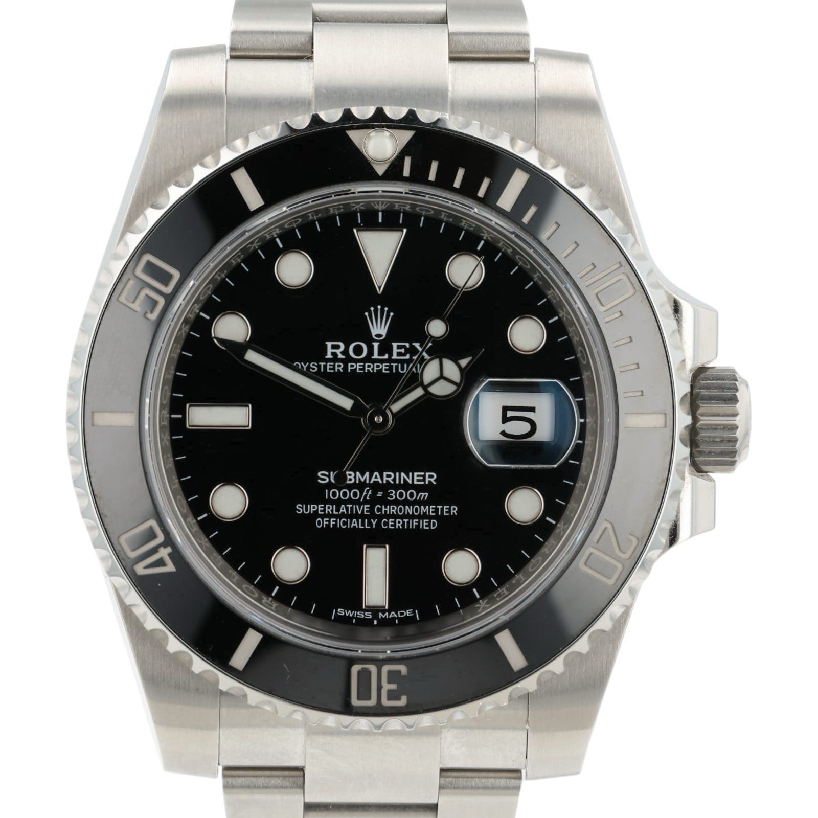 Rolex Submariner Black Dial Stainless Steel 40mm Automatic Mens Watch 116610LN