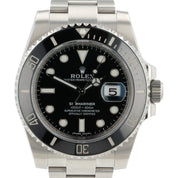 Rolex Submariner Black Dial Stainless Steel 40mm Automatic Mens Watch 116610LN