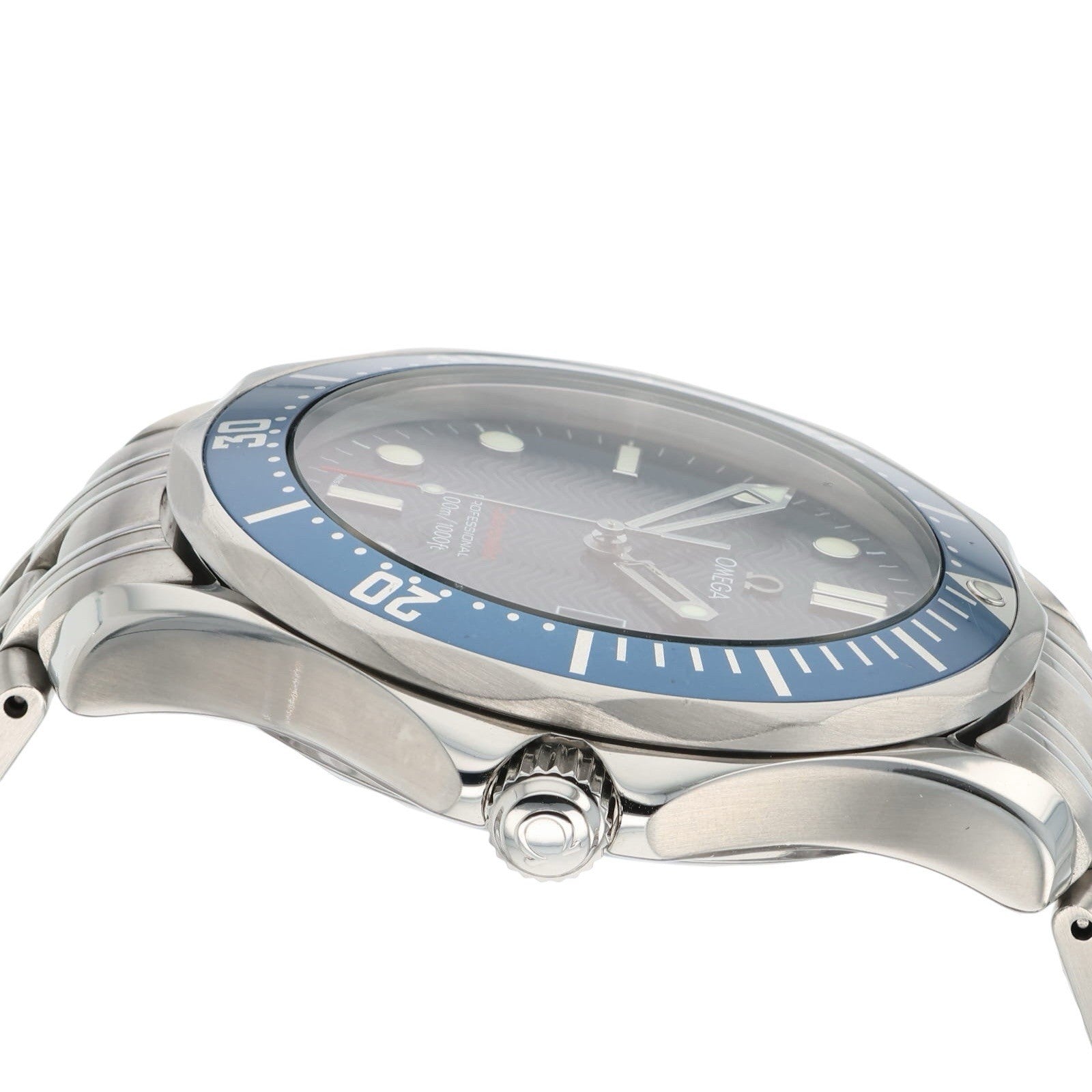 Omega Seamaster Steel Blue Dial 41mm Quartz Movement Mens Watch 2221.80.00