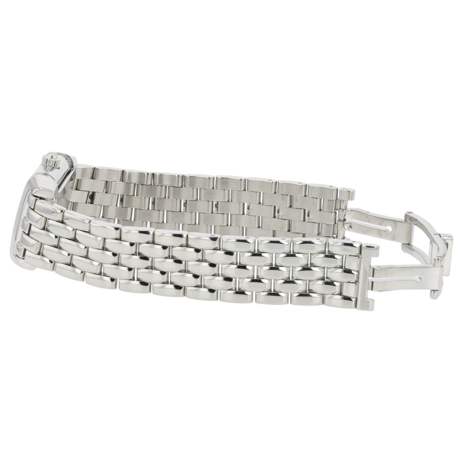 Jaeger LeCoultre Reverso Duetto Silver MOP Dial Steel 20mm Watch Q2668120