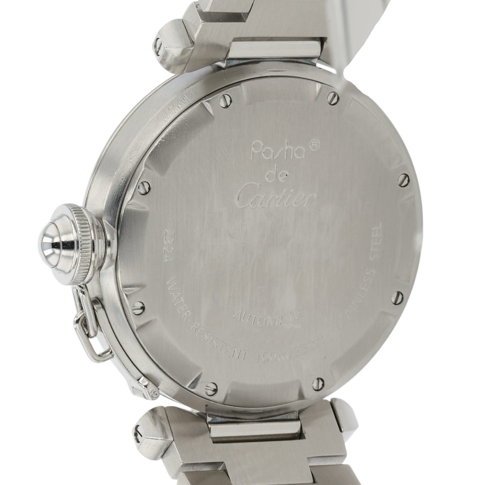 Cartier Pasha C White Dial Stainless Steel 35mm Automatic Men’s Watch W31074M7