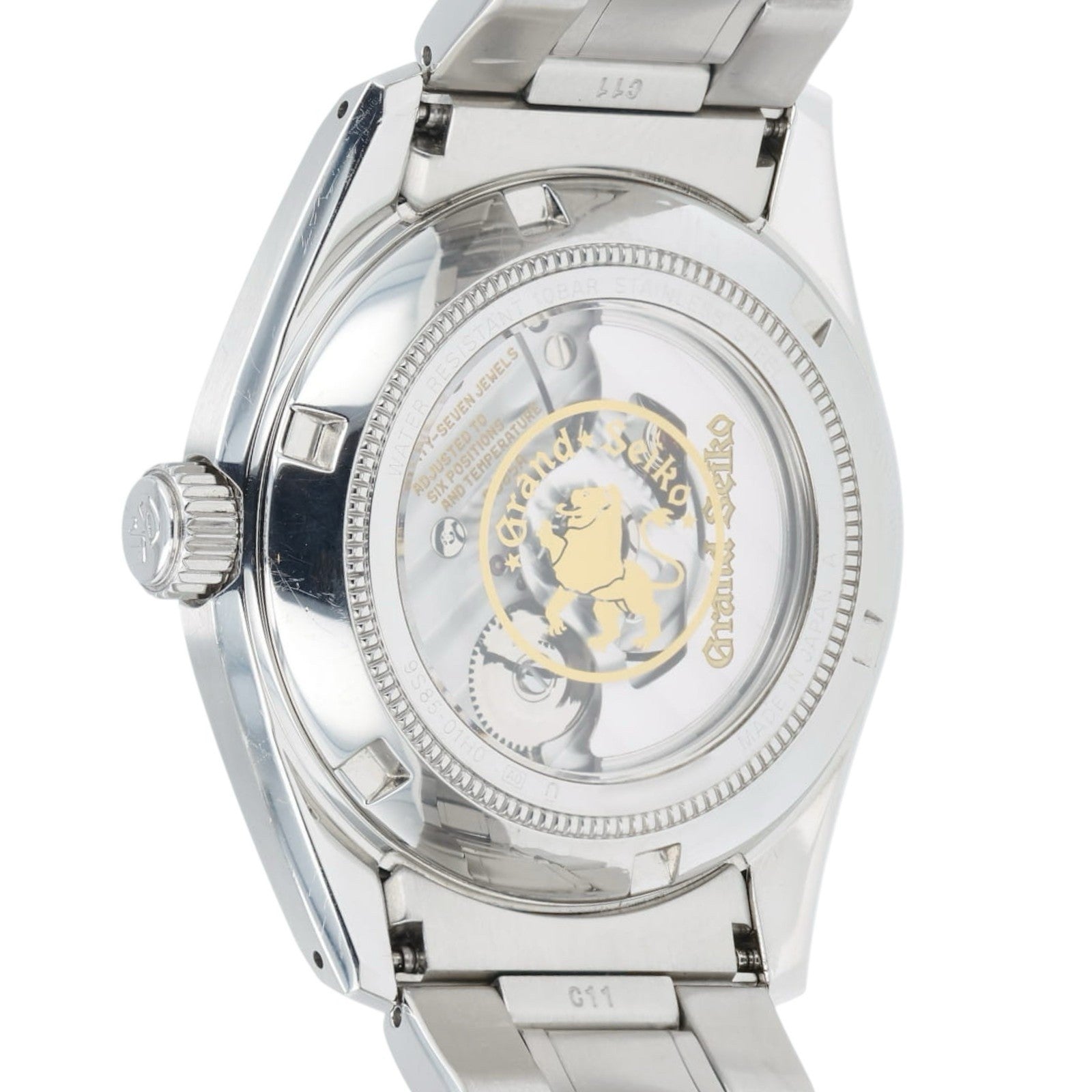 Grand Seiko Heritage Stainless Steel Blue Dial 40mm Automatic Mens Watch SBGH273