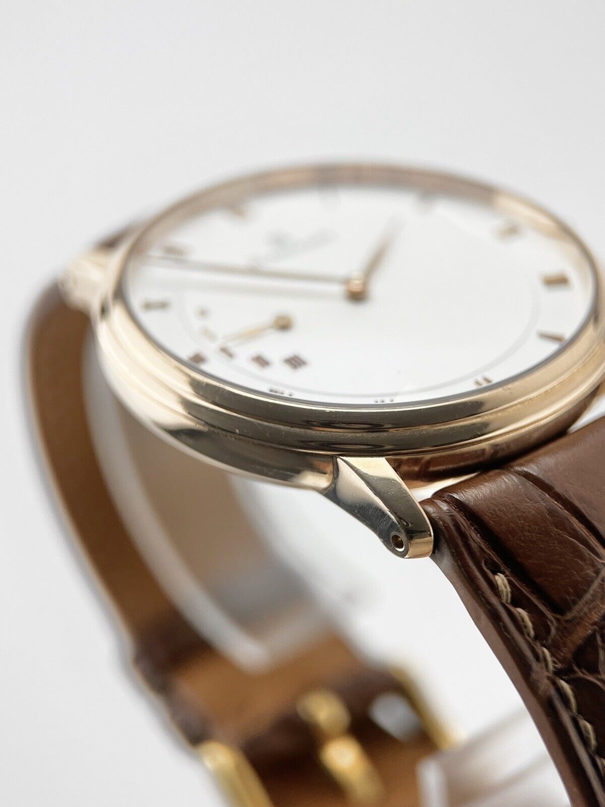 Blancpain Villeret Ultra Slim Automatic 40mm 18k Rose Gold Watch Silver 4040