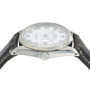Rolex Datejust White Dial Stainless Steel 36mm Automatic Men’s Watch 16014