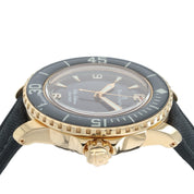 Blancpain Fifty Fathoms Black Dial 18k Rose Gold 45mm Automatic 5015-3630-52