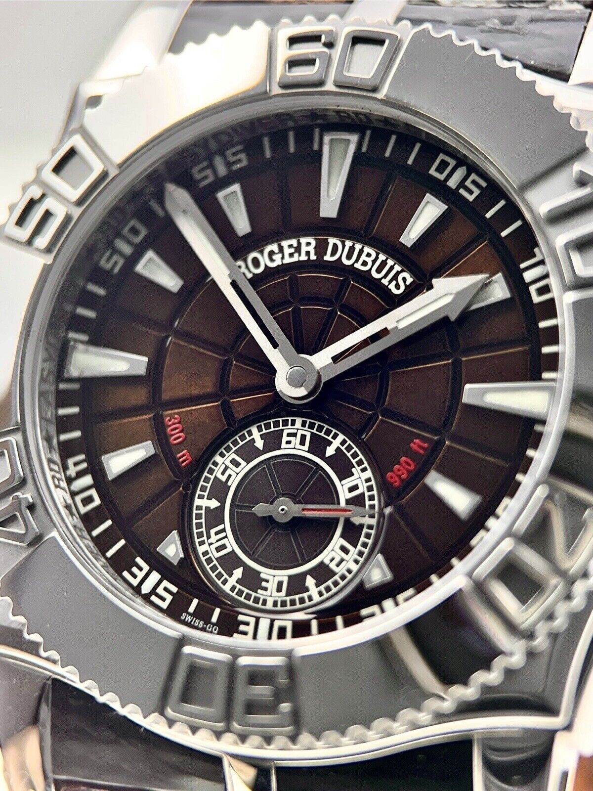 Roger Dubuis Easy Driver Steel Brown 42mm Automatic Men’s Watch SE40 14 9 B.53R