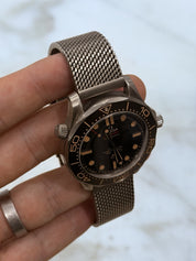 2021 Omega Seamaster NTTD James Bond No Time To Die Watch 210.90.42.20.01.001
